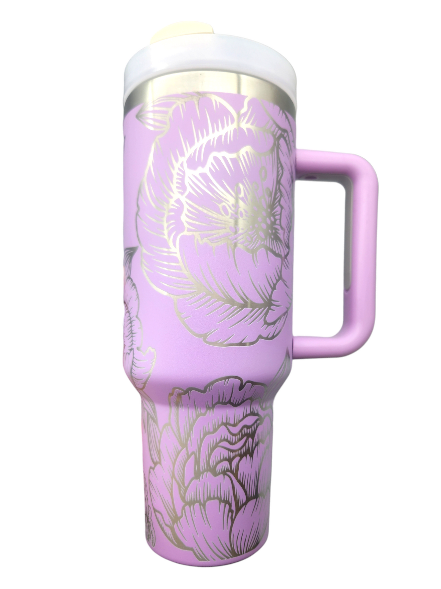 Peony 40oz Lavendar Tumbler