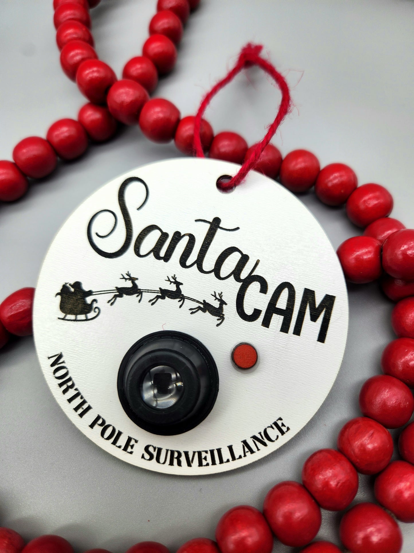 Santa Cam Ornament