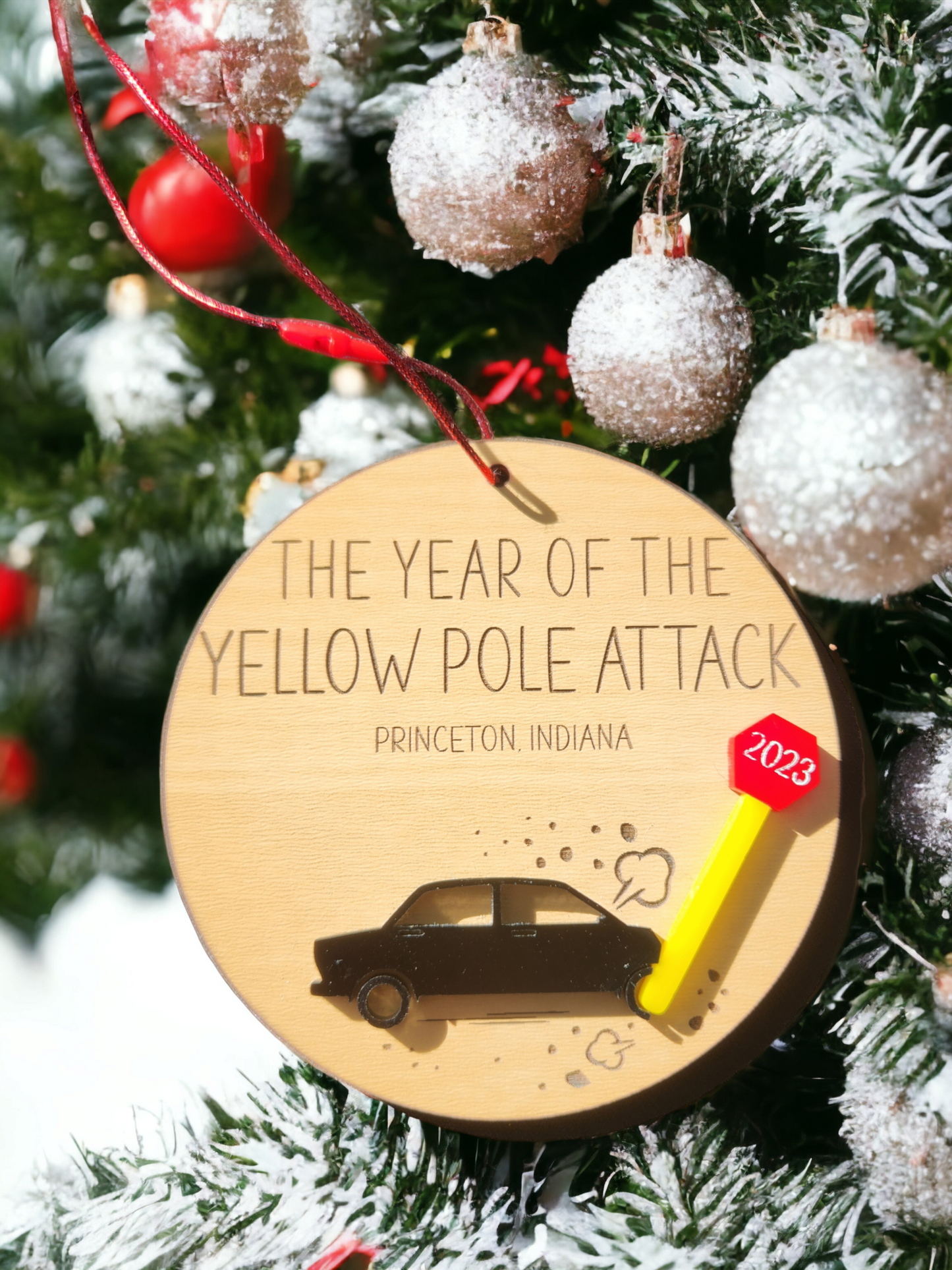 Year of the Yellow Pole Ornament