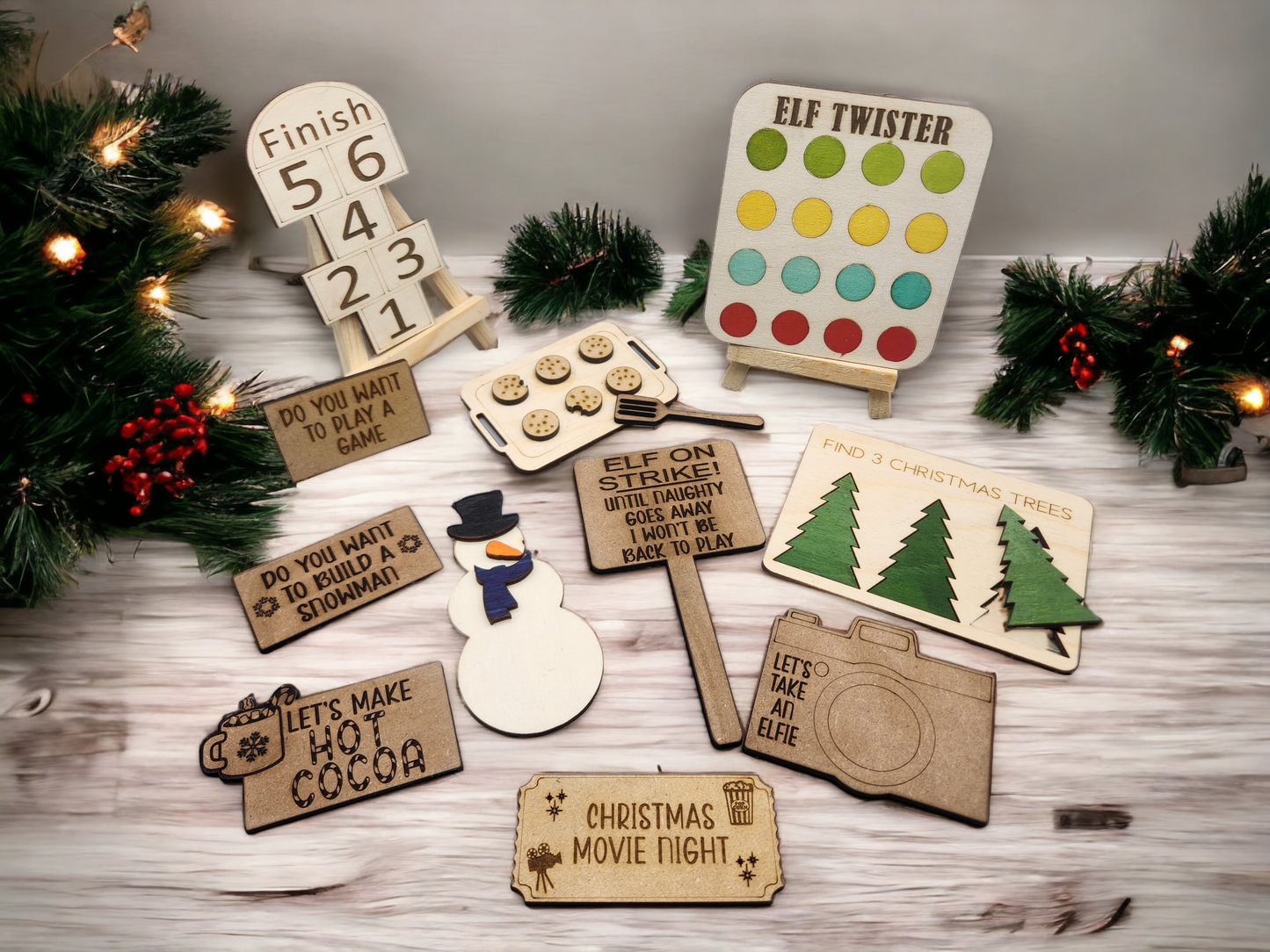 Elf Activity Props