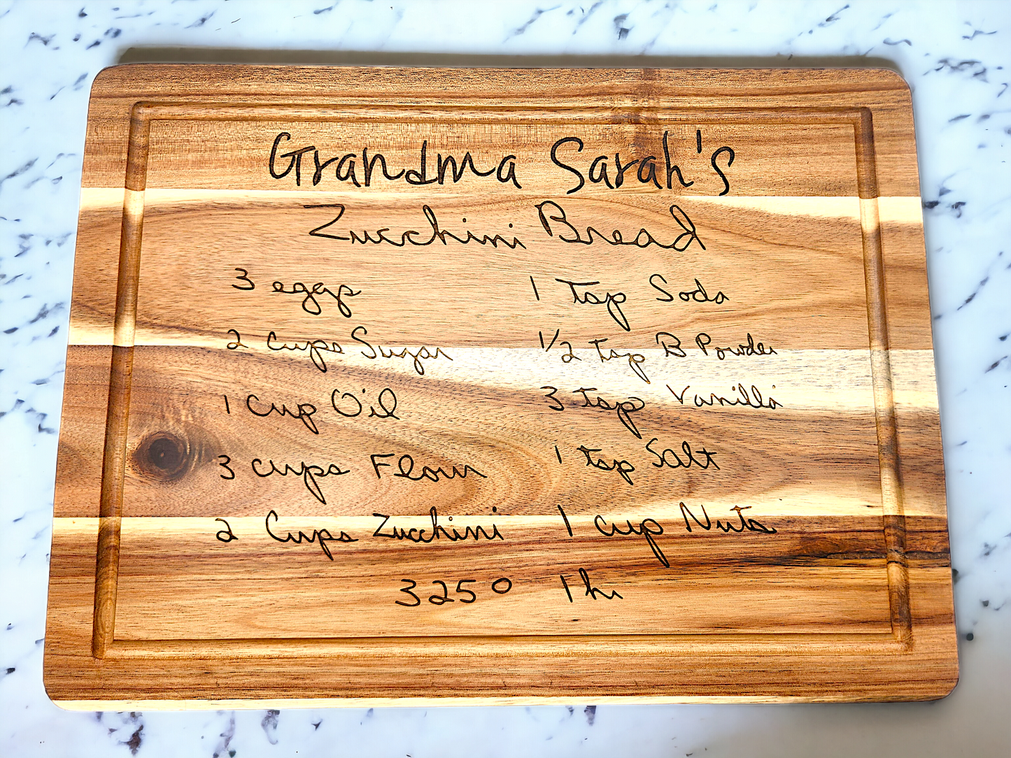 Custom Recipe Board