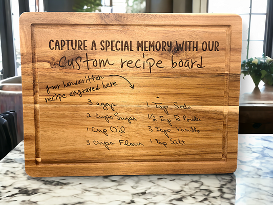 Custom Recipe Board